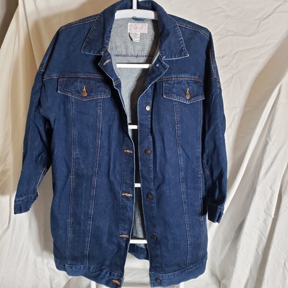 Vintage Daniel Brand Over Sized Blue Denim Jacket - Picture 2 of 11